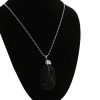 Collar MOEN Dwiefer / Cuarzo Negro Obsidiana Buda