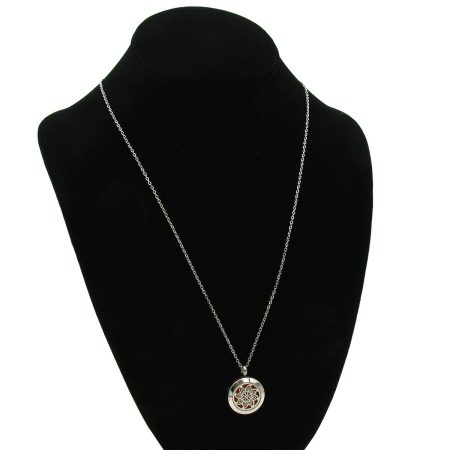 Collar Difusor Acero Plateado Aceite Esencial Flor Petalo_MOEN0122_3 Collar Difusor Acero Plateado Aceite Esencial Flor Petalo