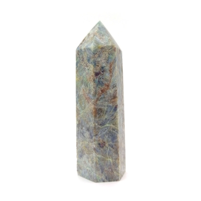 Poderosa Punta Jade Flor de Ciruelo-Blossom Azul 59 gr