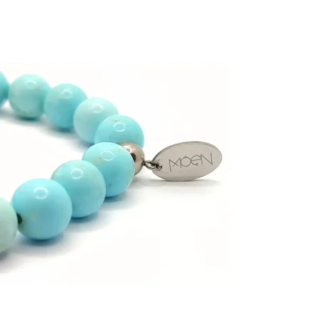 Pulsera MOEN Bleu Turquesa y Broncita 4 v
