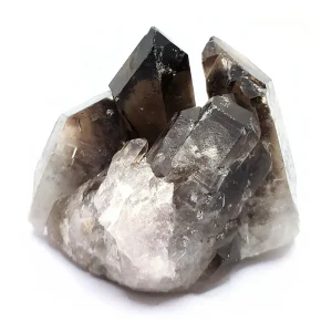 Majestuosos Clusters Puntas de Cuarzo Ahumado
