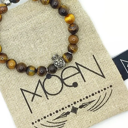 Pulsera MOEN Iljun Ojo de Tigre y León (3) Pulsera MOEN Iljun Ojo de Tigre y León
