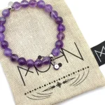 Pulsera MOEN Serenite Amatista con Charm de Ojo Turco Morado (3)