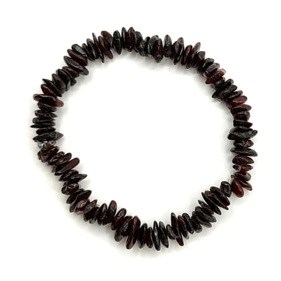 Pulsera MOEN Devi Ámbar Báltico Cherry Piedras Planas (5)