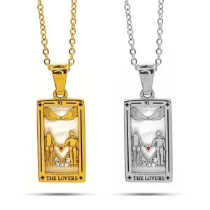 Collar MOEN / Carta Tarot Arcano Mayor VI Los Amantes
