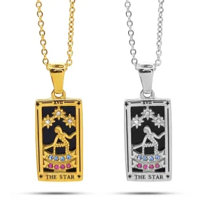 Collar MOEN / Carta Tarot Arcano Mayor XVII La Estrella