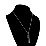 Collar Difusor Acero Plateado Aceite Esencial Floral (1)
