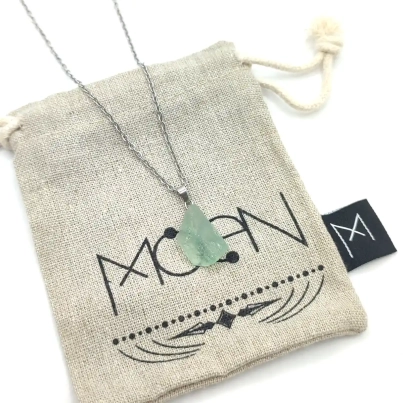Collar MOEN Wissen Fluorita Verde en Bruto (3)