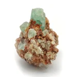 Hermosa Fluorita Verde en Matriz de Roca (6)