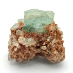 Hermosa Fluorita Verde en Matriz de Roca (8)