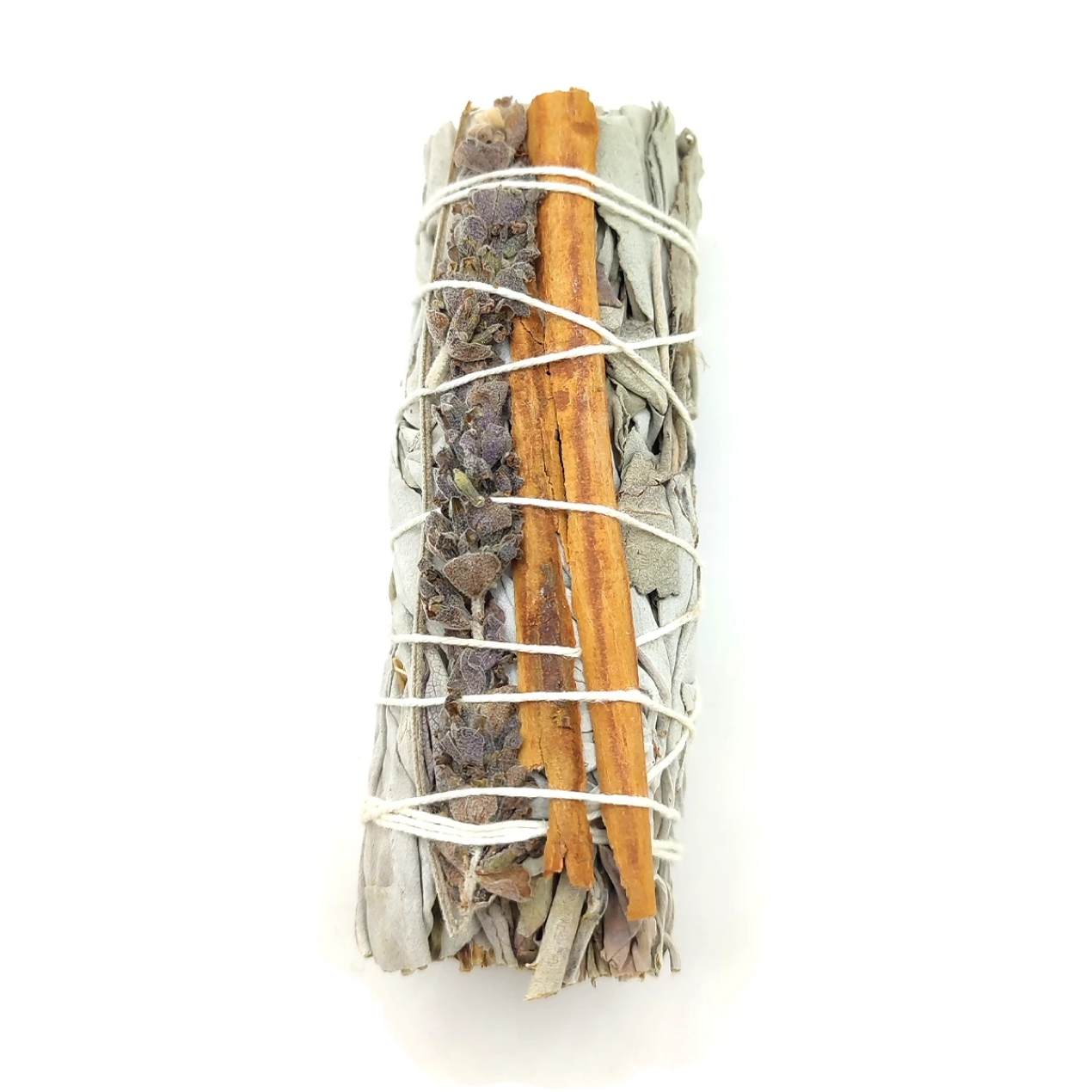 Sahumerio MOEN Atado de Salvia Blanca con Canela y Lavanda