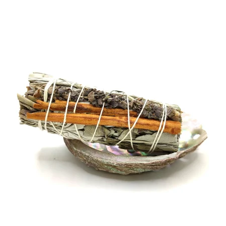 Sahumerio MOEN Atado de Salvia Blanca con Canela y Lavanda (3) Sahumerio MOEN Atado de Salvia Blanca con Canela y Lavanda (3)