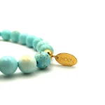 Pulsera MOEN Maréa Turquesa y Cuarzo Transparente (4)