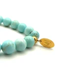 Pulsera MOEN Maréa Turquesa y Cuarzo Transparente (5)