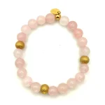 Pulsera MOEN Rosae Cuarzo Rosa