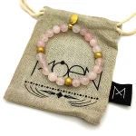 Pulsera MOEN Rosae Cuarzo Rosa (5)