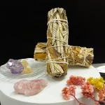 Sahumerio MOEN Atado de Hierba Santa Blanca