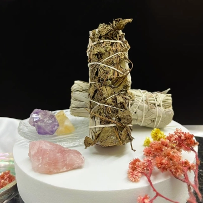 Sahumerio MOEN Atado de Salvia Blanca con Menta (2)