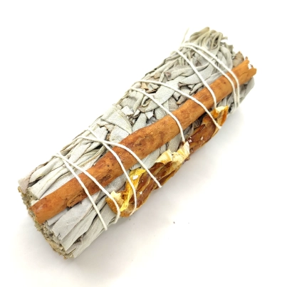 Sahumerio MOEN Atado de Salvia Blanca con Naranja y Canela (1)